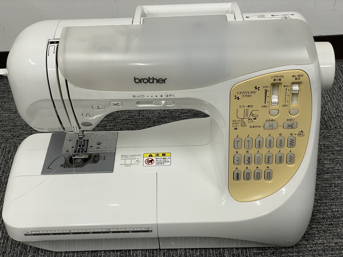 100円～★brother ブラザー CENTURY7700 CPS5230 コンピューターミシン ミシン糸 ソーイングセット_画像2