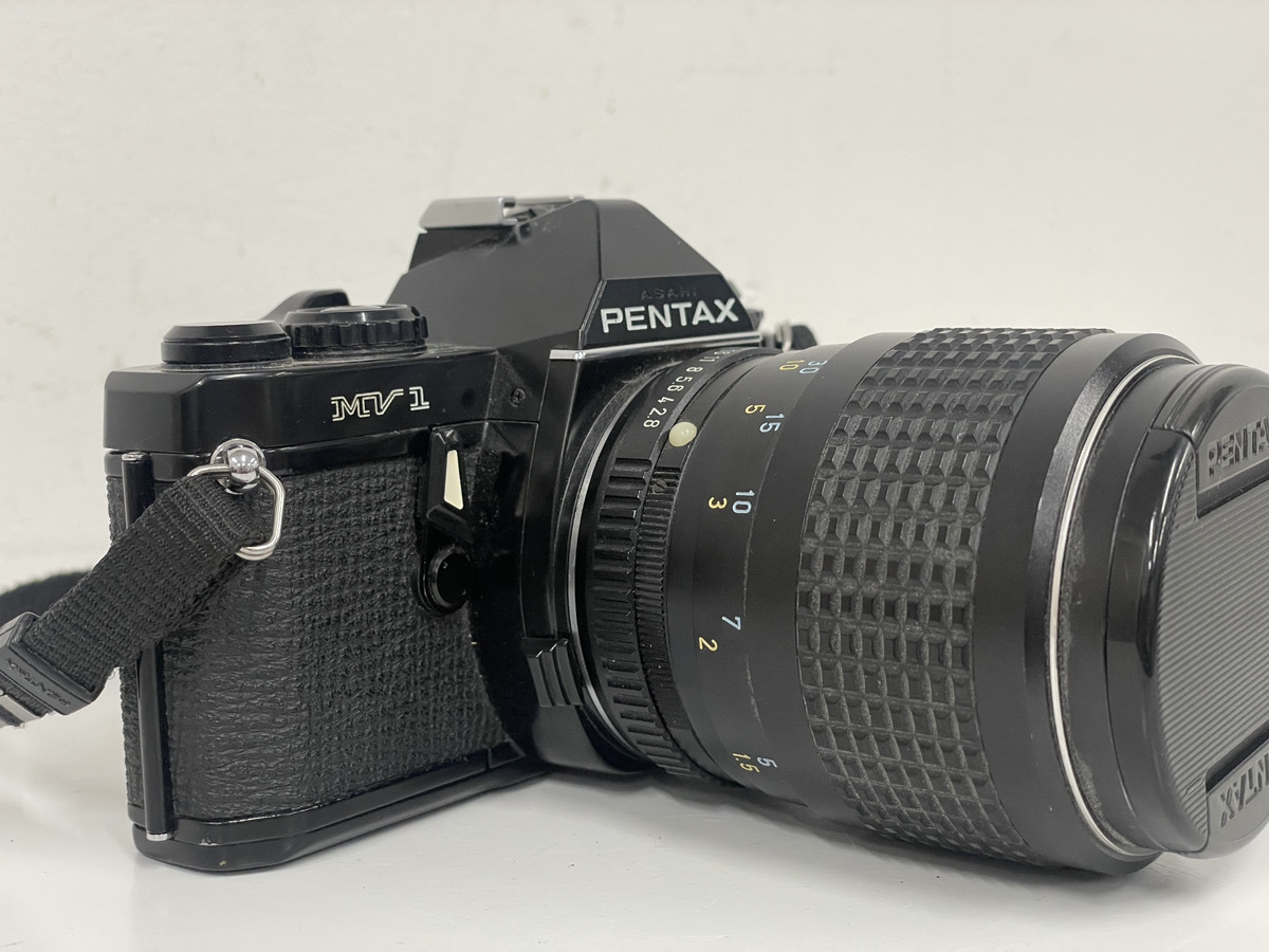 100円～★PENTAX ペンタックス MV1 一眼レフフィルムカメラ PENTAX-M 35-70mm F2.8-3.5 カメラレンズ_画像3