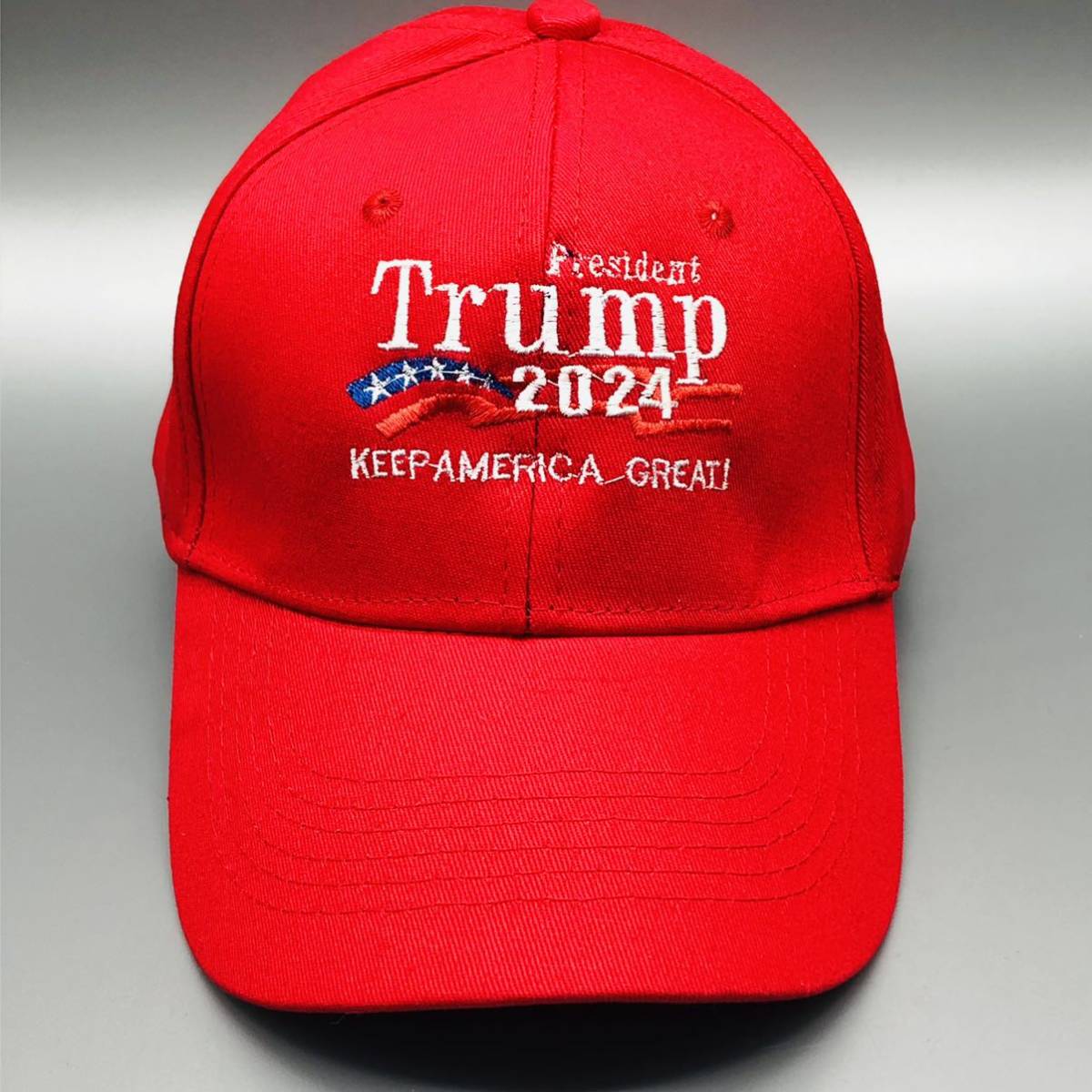 トランプ大統領 応援帽子 赤 - 帽子