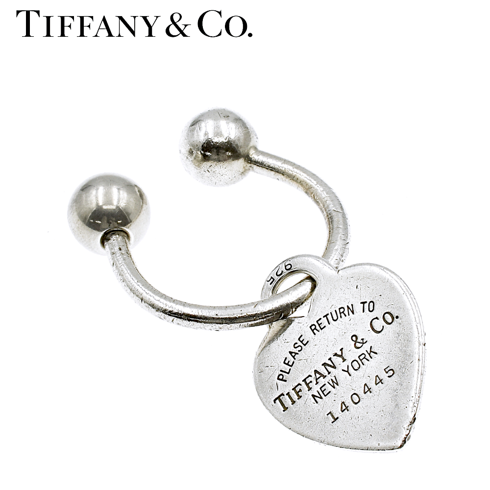 Tiffany&Co Tiffany SV925 Retun to Tiffany Heart бирка брелок для ключа кольцо для ключей серебряный 