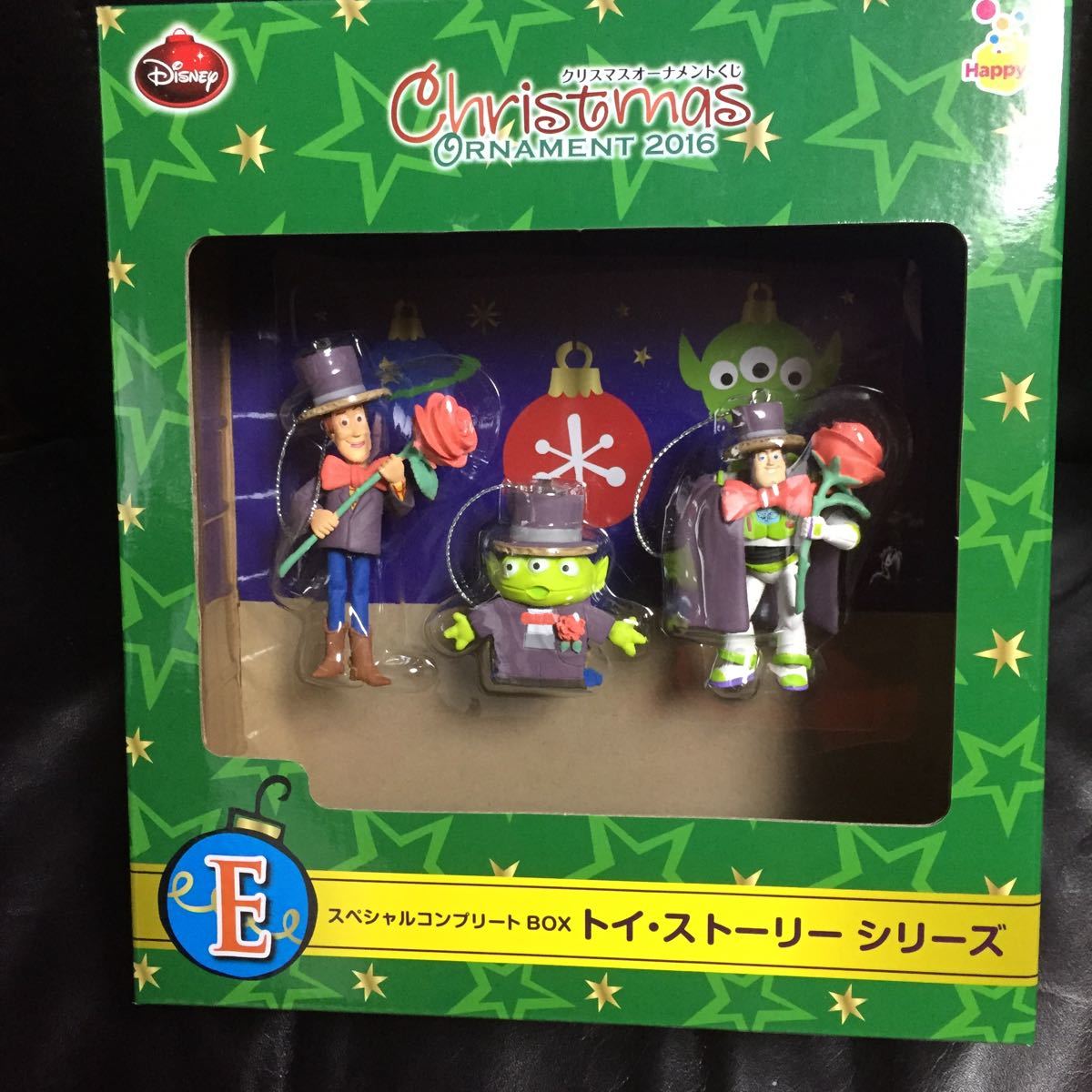 【1日元開始】新迪士尼聖誕飾品彩票E獎玩具·故事全集（Woody Buzz Aliens） 原文:【1円スタート】新品 ディズニー クリスマスオーナメントくじ E賞 トイ・ストーリー コンプリート BOX (ウッディ バズ エイリアン)