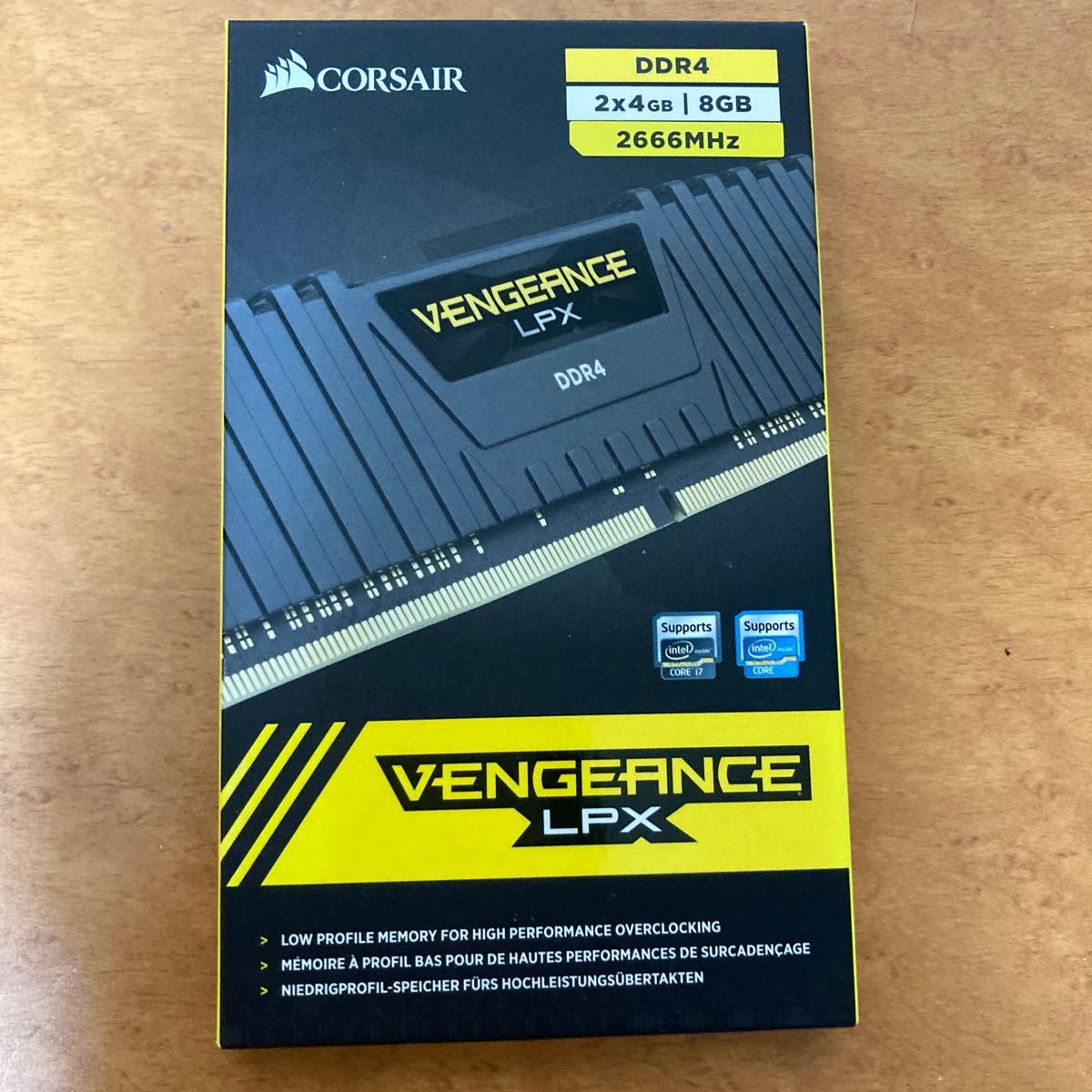 コルセア DDR4 CORSAIR 8GB(4GB×2) VEMGEANCE LPX デスクトップPC メモリ_画像1