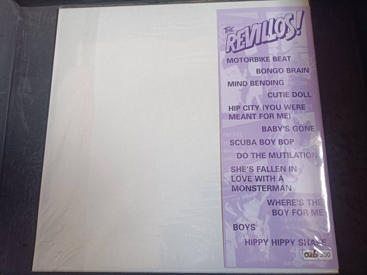 ■THE REVILLOS（レヴィロス）■COLCHESTER INSTITUTE MAY'81（ブルー）■300枚限定ナンバリングLP■検REZILLOS（レジロス）パンク天国_画像2