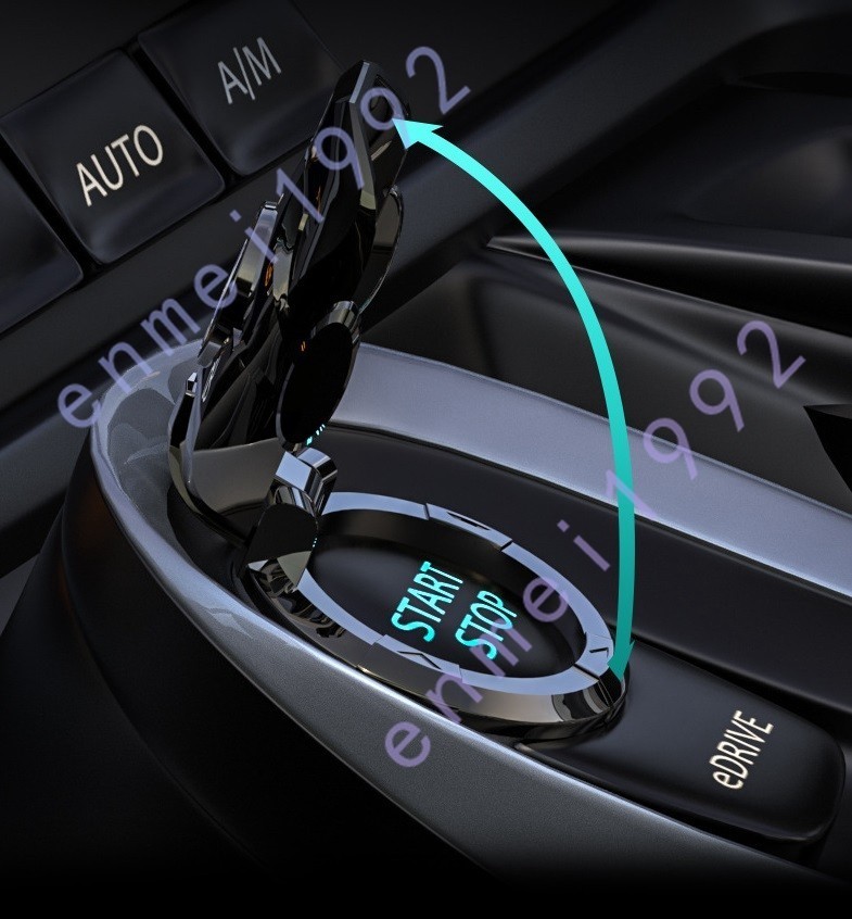 レクサス LEXUS 用★アイアンマン エンジンボタンカバー プッシュスタートボタン 自動車 内装 保護 ボドレスアップ 高級感 _画像3