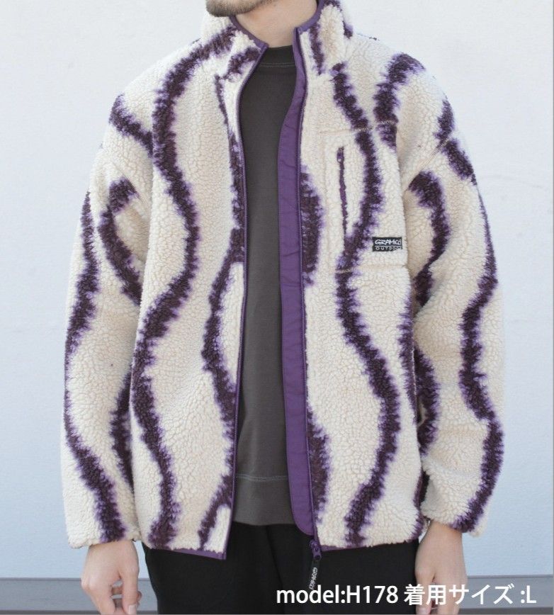新品 GRAMICCI SHERPA JACKET グラミチ フリース ボア シェルパ 新品 GRAMICCI SHERPA JACKET グラミチ フリース ボア シェルパ