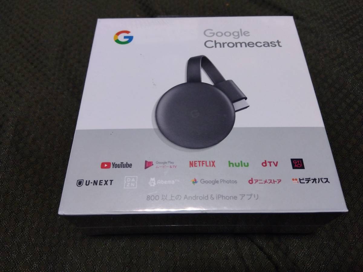 ★Google Chromecast クロームキャスト GA00439-JP★_画像1