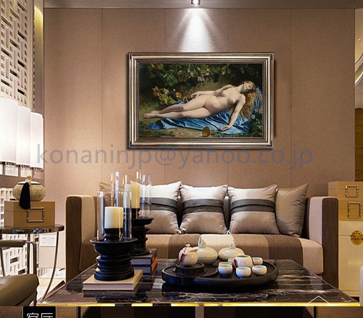  new arrival * beautiful goods equipment ornament . picture portrait painting ... sexy beautiful person blue cloth human body ... image entranceway. .40x80cm amount .