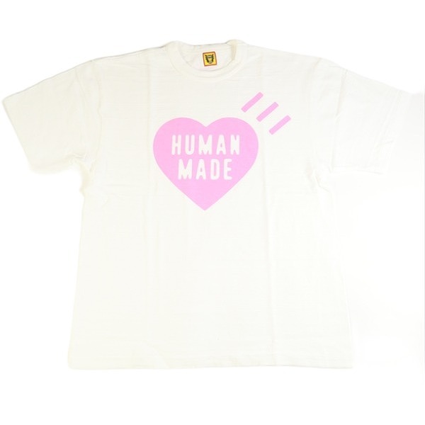 HUMAN MADE ヒューマンメイド 23AW Heart T-Shirt White 原宿店限定Tシャツ 白 Size 【L】 【新古品・未使用品】 20780443