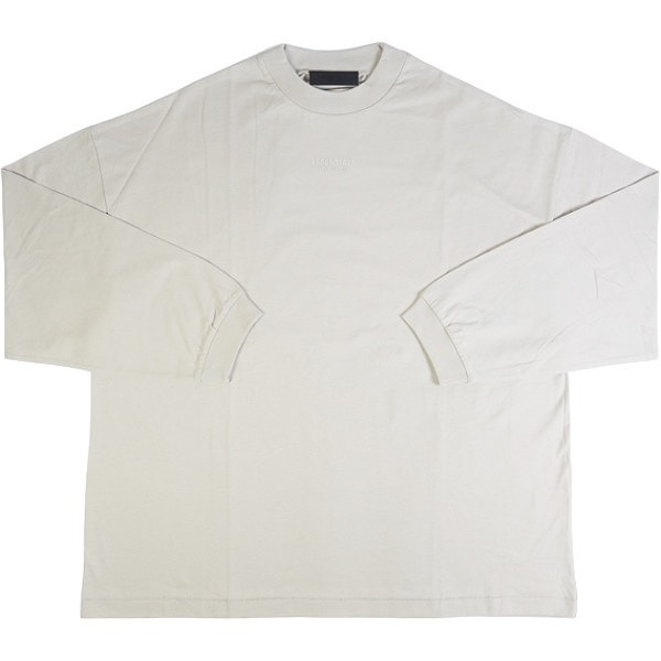 Fear of God フィアーオブゴッド Essentials LS Tee Silver Cloud ロンT 灰 Size 【L】 【新古品・未使用品】 20780136_画像1