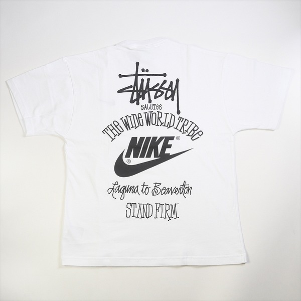 STUSSY ステューシー ×Nike Men's T-Shirt White Tシャツ 白 Size 【S】 【新古品・未使用品】 20772644