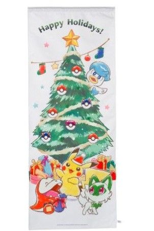 新品】ポケモンセンター限定 ポケモンクリスマスタペストリー 新品】ポケモンセンター限定 ポケモンクリスマスタペストリー