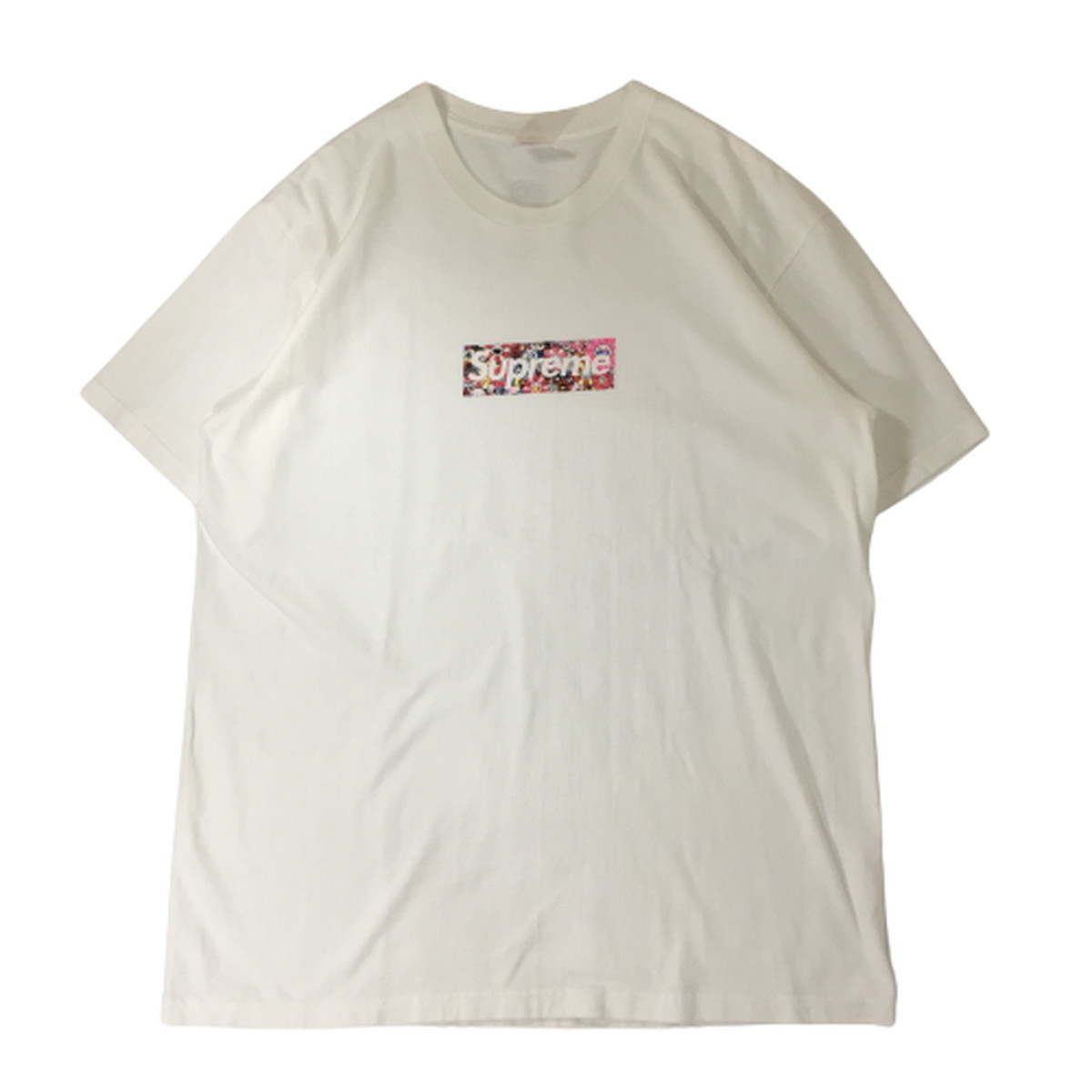 良品 Supreme シュプリーム 村上隆 KaikaiKiki COVID-19 Relief Box Logo Tee 20SS Tシャツ ボックスロゴ L