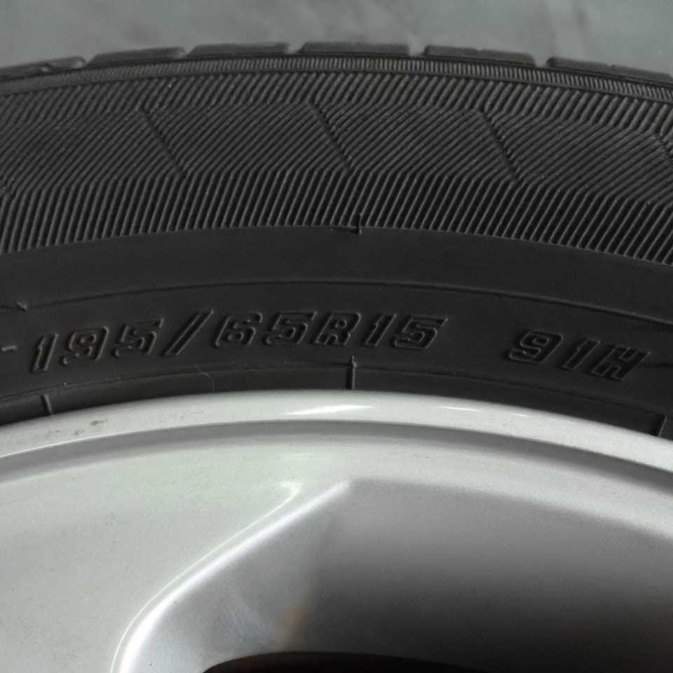 平成19年 ランディ C25 前期 純正 アルミホイール タイヤ 1本 5穴 GOODYEAR 195/65R15 中古 即決B_画像7