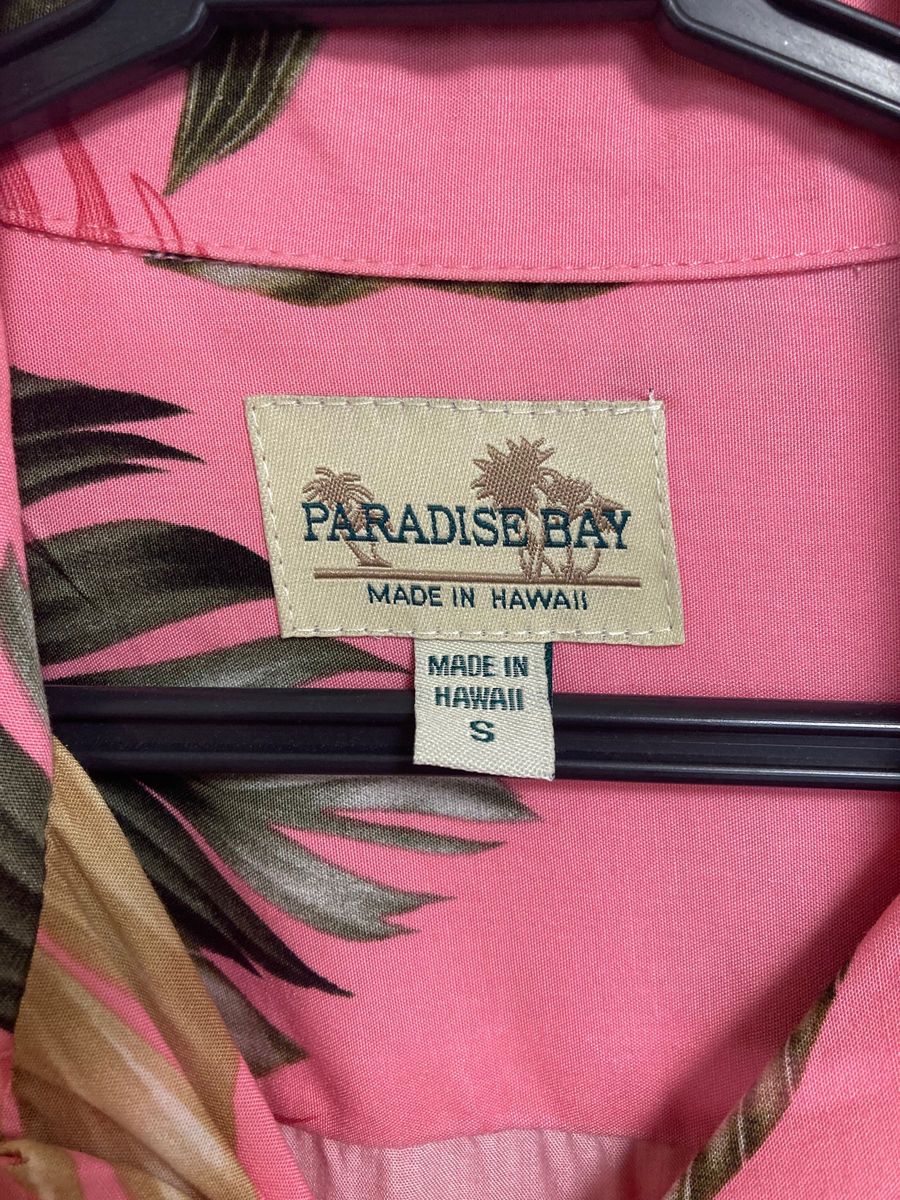 美品　アロハシャツ　ファミリー用３枚セット　ピンク　花柄　同色同柄　ハワイ　旅行　結婚式　ウェディング
