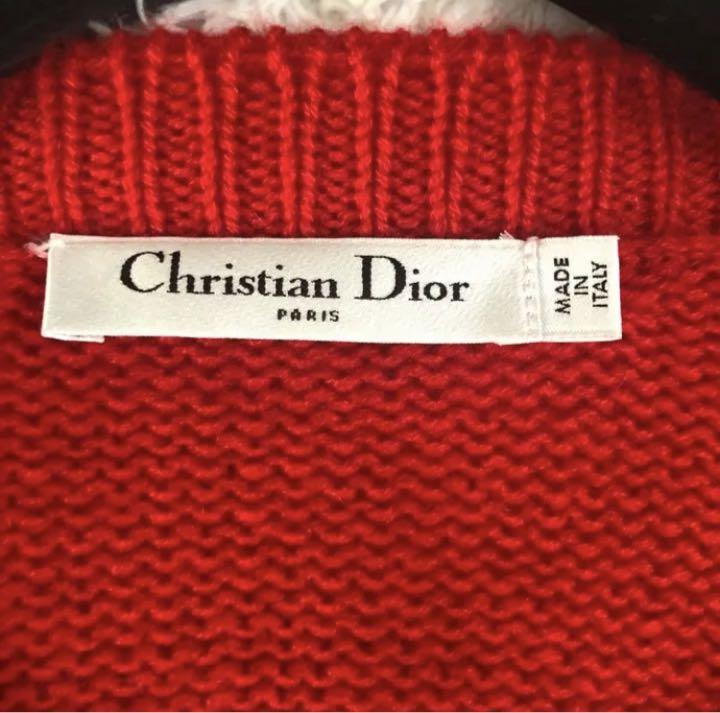 Dior J'ADIOR AMOUR カシミヤ Vネック ニット　セーター_画像7