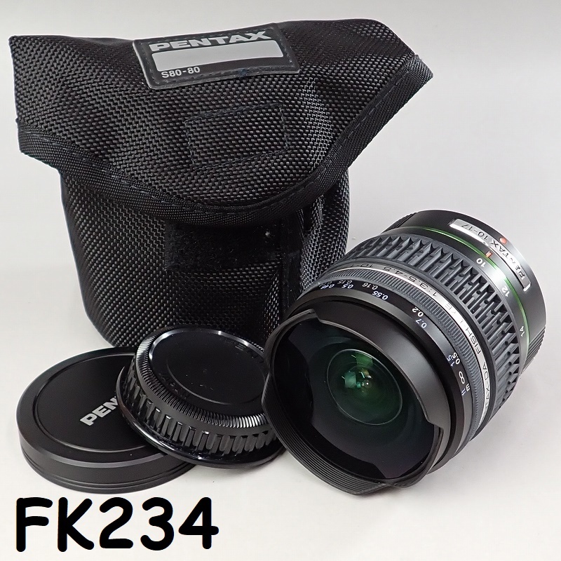 FK-234　SMC PENTAX-DA FISH EYE 1:3.5-4.5 10-17㎜　ED(IF) 美品　絞り羽根　OK_画像1