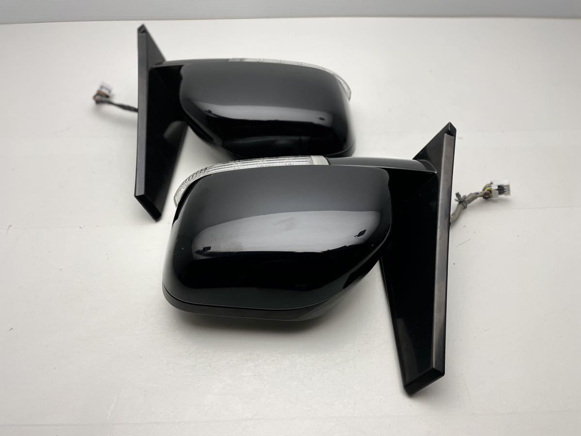 Mitsubishi Delica D5 Mitsubishi Delica D:5 CV5W side mirror door mirror left right set turn signal black (Q98)