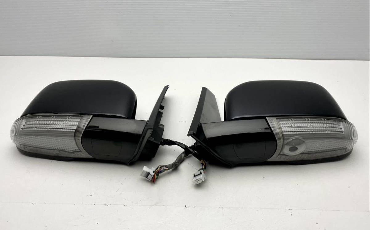 Mitsubishi Delica D5 Mitsubishi Delica D:5 CV5W side mirror door mirror left right set turn signal black (Q98)