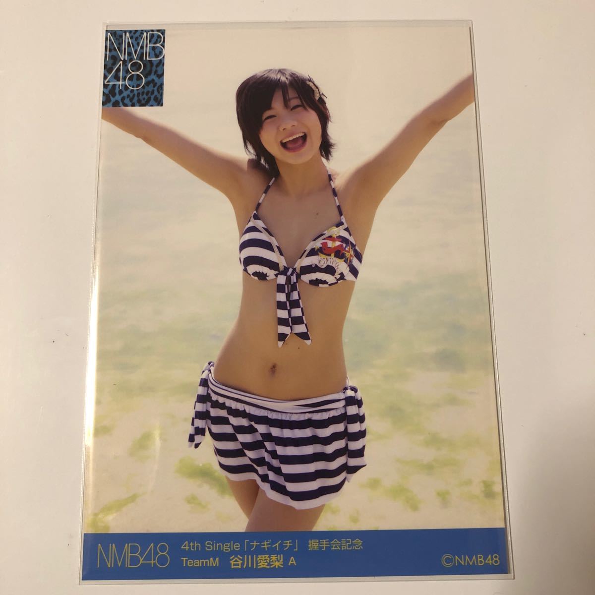 NMB48 谷川愛梨 4th Single「ナギイチ」握手会記念。生写真1枚。A。_画像1