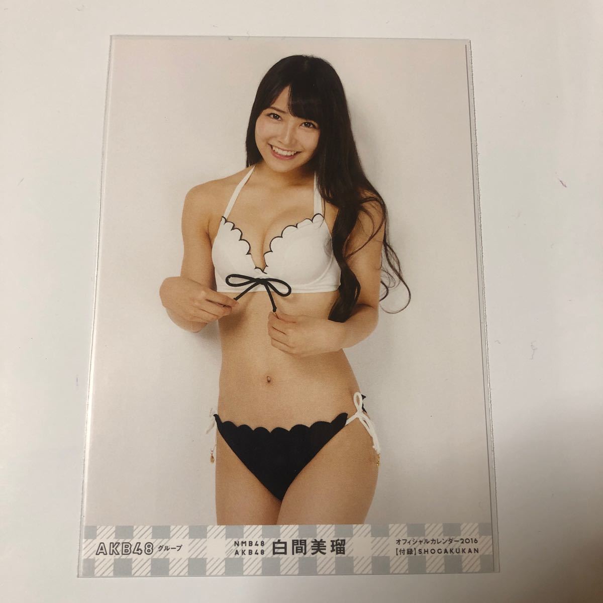 AKB48 白間美瑠 オフィシャルカレンダー2016 生写真1枚。_画像1