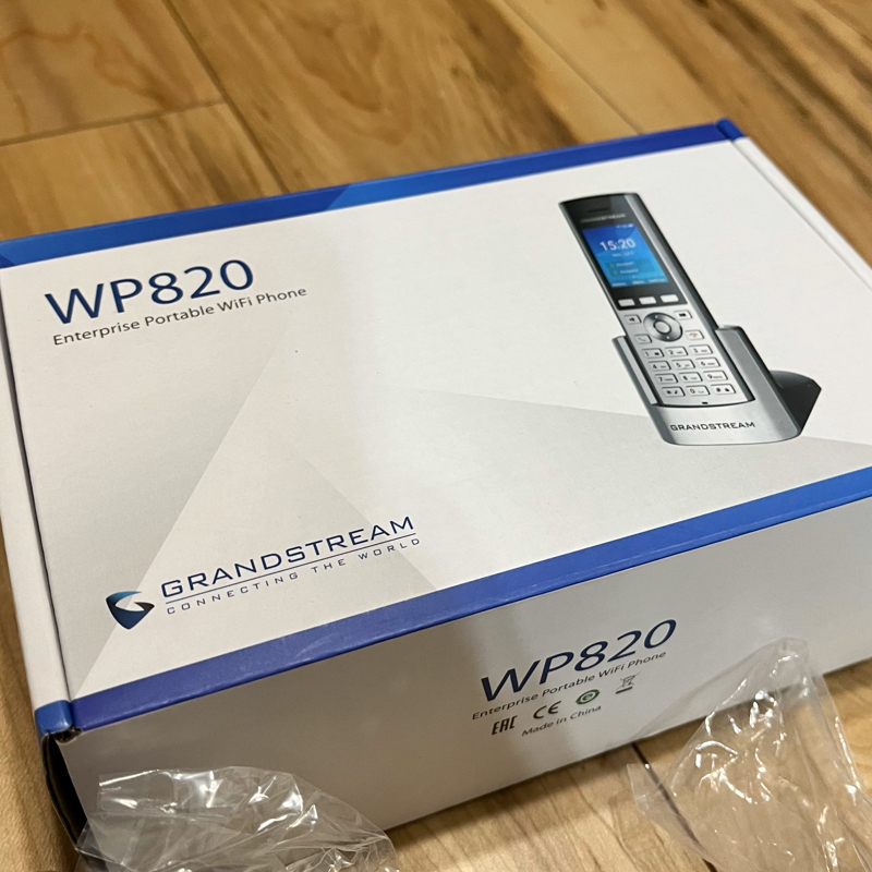 【ほぼ新品】 Grandstream WP820　[管理番号：No-1]　WiFiコードレスIP電話機 AndroidOS_画像7