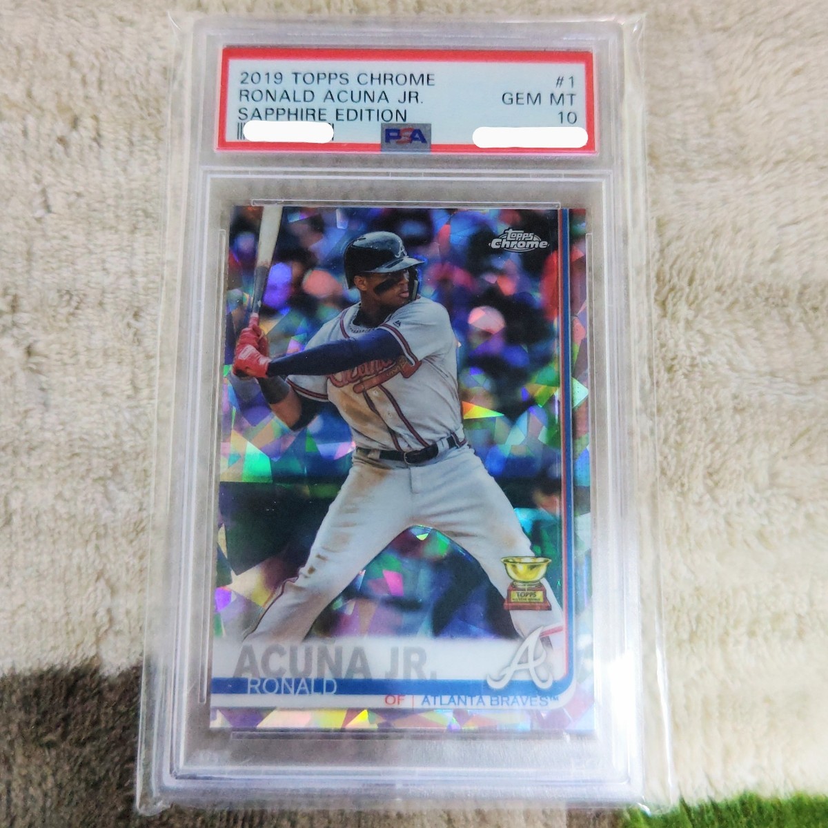 TOPPS CHROME RONALD ACUNA JR.PSA10 サファイア アクーニャ アトランタブレーブス 2023MVP