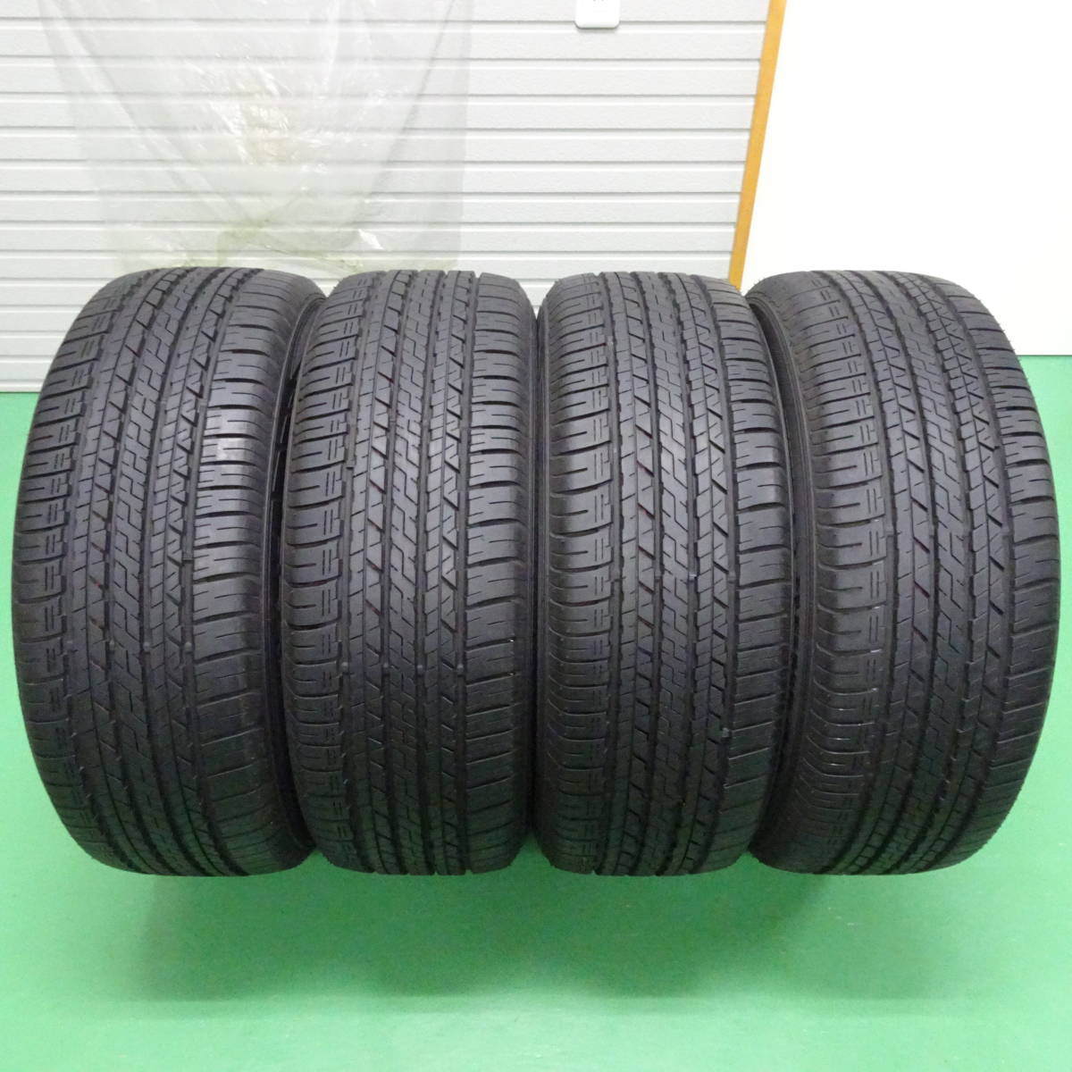 ★ イボ残り 送料2800円～ ダンロップ・225/55R18・エクストレイル 純正タイヤ 4本セット デリカ フォレスター エルグランド _画像1