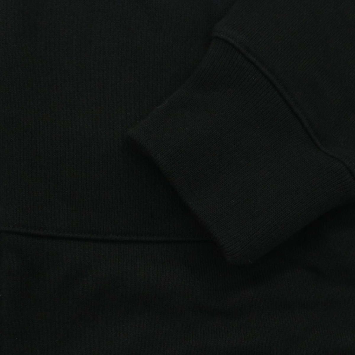 【新品 未使用】 ユニクロ × ヘルムートラング 裏起毛 アーバン スウェット フルジップ ロング パーカー Sz.S　メンズ 黒　A3T12344_A#N_画像3