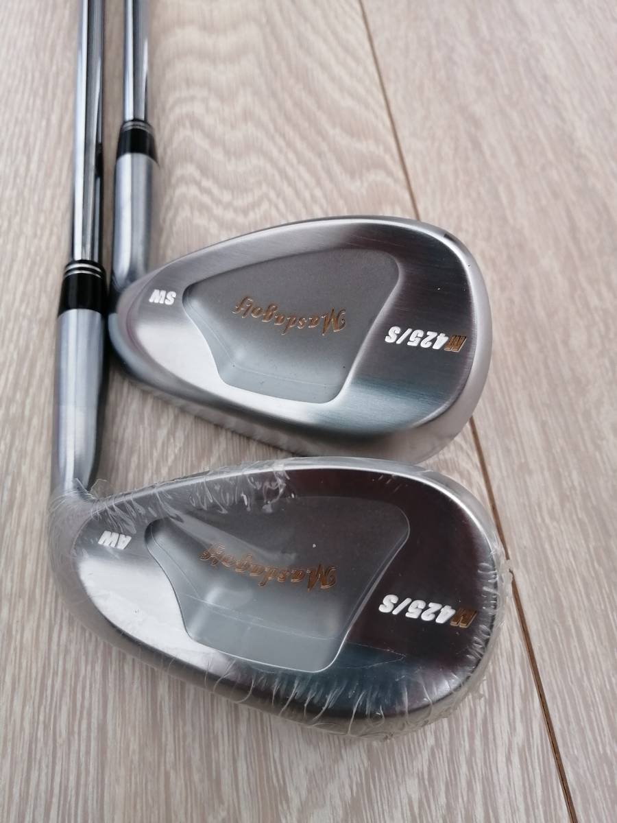 【超美品:1本未使用】マスダ STUDIO WEDGE M425 S ニッケルクロム NS MODUS3 WEDGE115 2本組（AW+SW）日本仕様_画像1