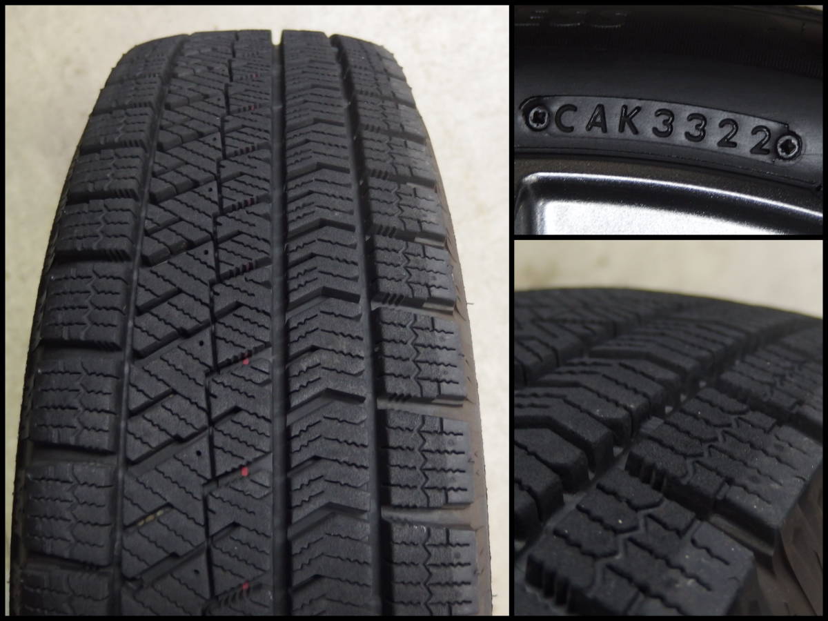 BRIDESTONE BLIZZAK VRX2 155/65R14 + T.R.G ツイン5本スポーク 4本セット 軽自動車に_画像5