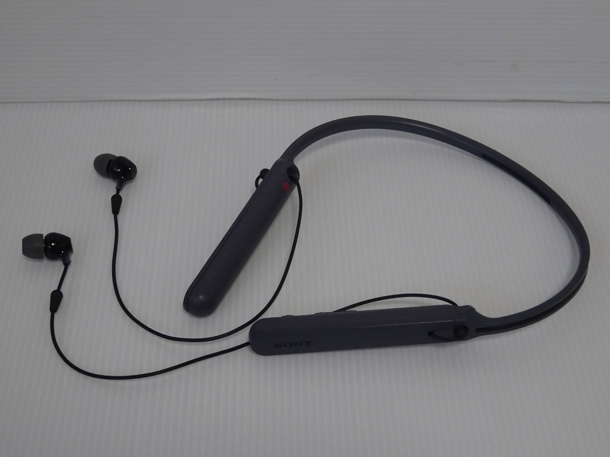 中古 SONY ワイヤレスステレオヘッドセット WI-C400 Bluetooth イヤホン ソニー 本体のみ メール便可_画像1