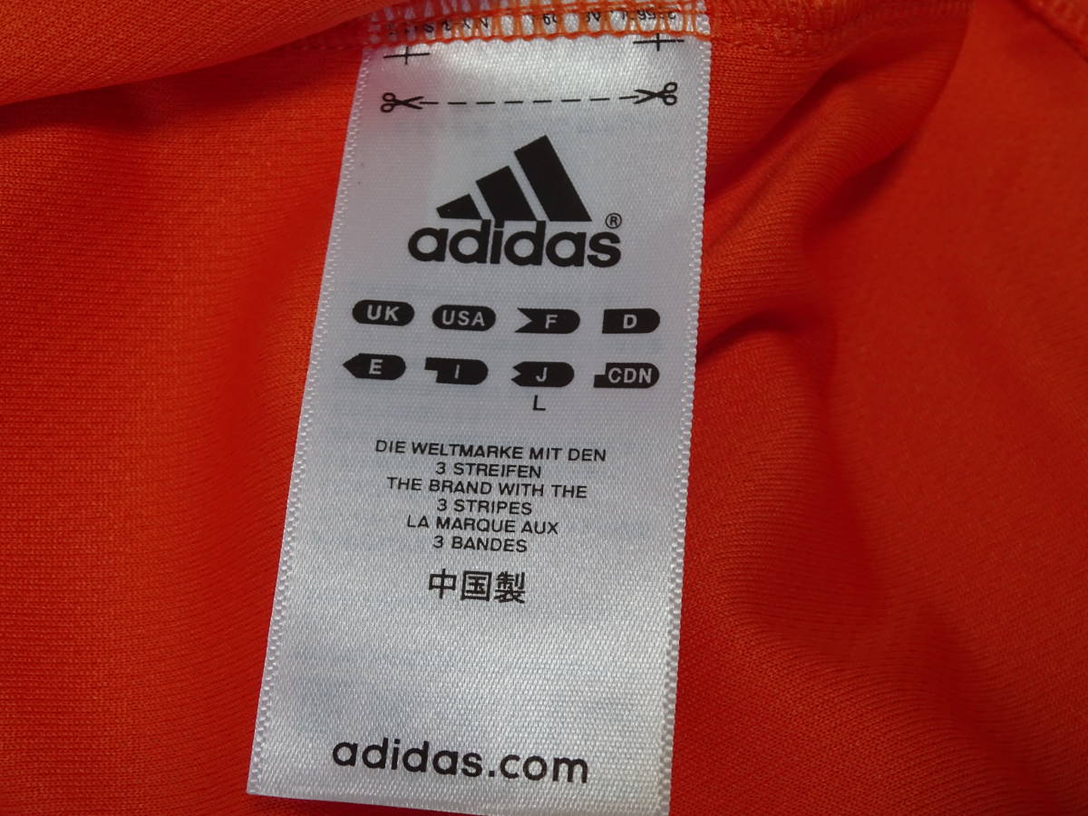 読売ジャイアンツ レプリカ ユニフォーム Lサイズ adidas製 オレンジ 巨人軍 ゲームシャツ GIANTS メール便可_画像3