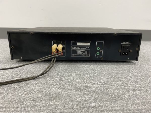 K042-CH1-151 KENWOOD ケンウッド STEREO GRAPHIC EQUALIZER ステレオ グラフィック イコライザー GE77E 通電確認済み_画像3