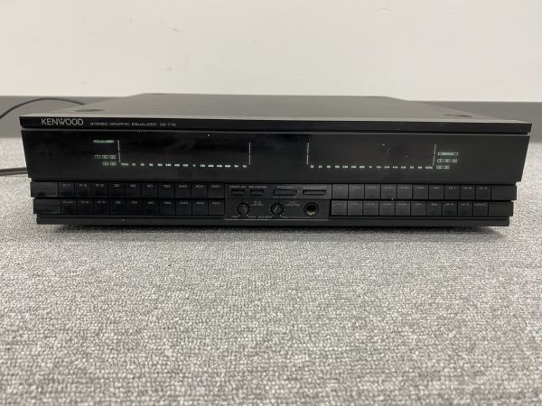 K042-CH1-151 KENWOOD ケンウッド STEREO GRAPHIC EQUALIZER ステレオ グラフィック イコライザー GE77E 通電確認済み_画像6