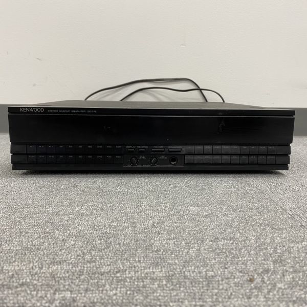 K042-CH1-151 KENWOOD ケンウッド STEREO GRAPHIC EQUALIZER ステレオ グラフィック イコライザー GE77E 通電確認済み_画像1