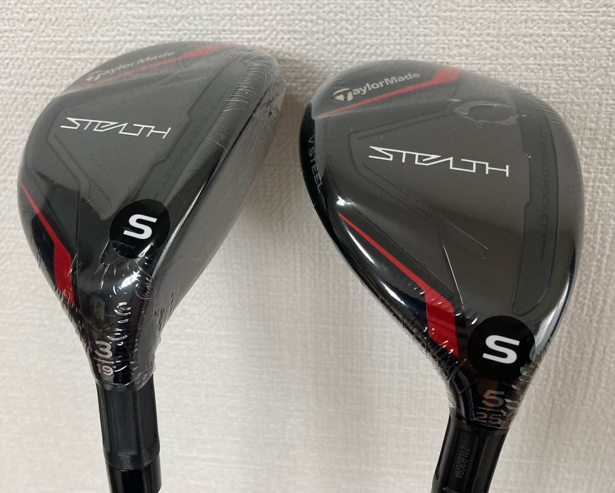 新品 テーラーメイド/Taylor Made STEALTH ステルス レスキュー UT 3番.5番 2本セット スチールS ユーティリティ_画像1