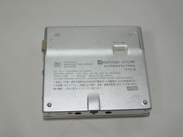 SONY ソニー ポータブルMDレコーダー プレイヤー MZ-N920 リモコン イヤホン 付き RM-MC35ELK 動作確認済み 1121_画像2