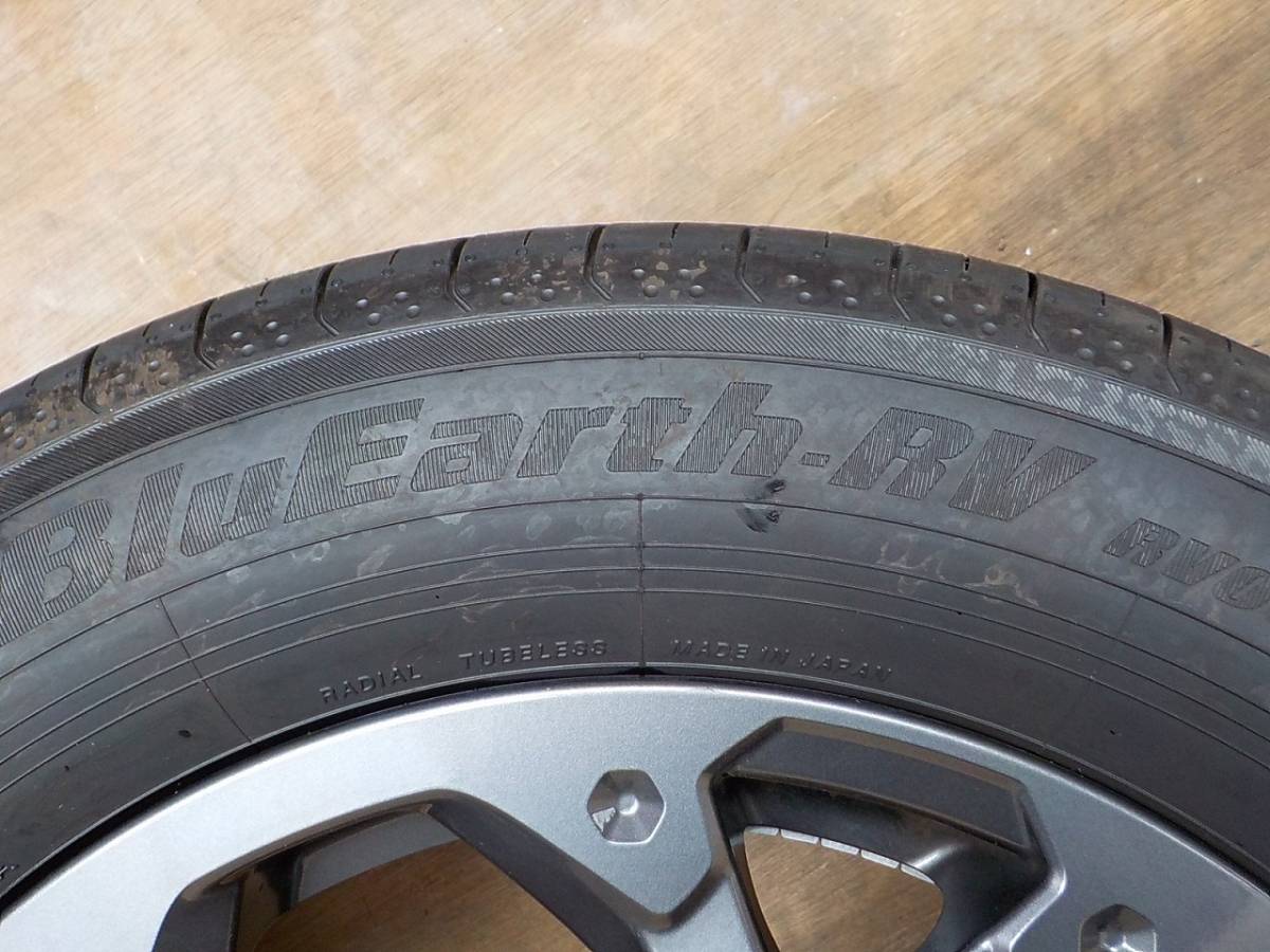 バリ山 スバル純正 XV GTE エンケイ製 ガンメタ 17インチ 7J +55 PCD100 5穴 225/60R17 ヨコハマ ブルーアース-RV 1本 フォレスター_画像7