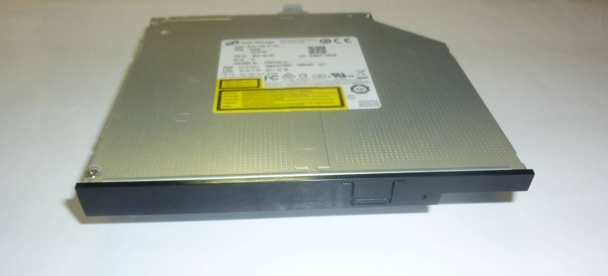 【送料無料】 H・L Data Storage DVDマルチドライブ GUD0N 9.5mmスリム 中古動作品 _画像2