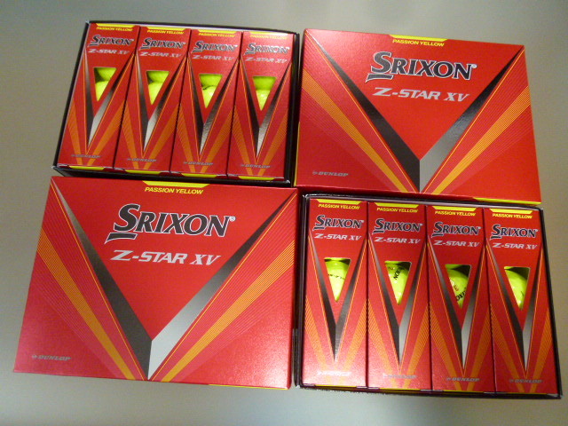 ◆4ダース！2023年！新登場◆SRIXON/スリクソン/日本正規品 NEW Z-STAR XV/イエロー/日本仕様モデル！/ダンロップ◆松山秀樹！_画像1