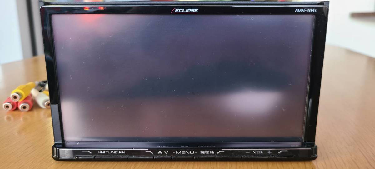 イクリプス ECLPSE　AVN-Z03i Bluetooth/DVD/CD/SD/TVフルセグ動作確認済み シリアルNo.WL804291_モニター画面傷は無いです