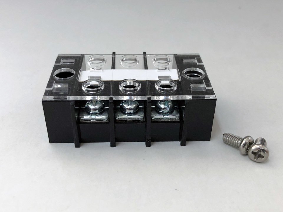 * new goods 3P stationary type terminal pcs with cover 4 piece collection terminal block * all-purpose terminal pcs * relay terminal control number [F1-0116]*