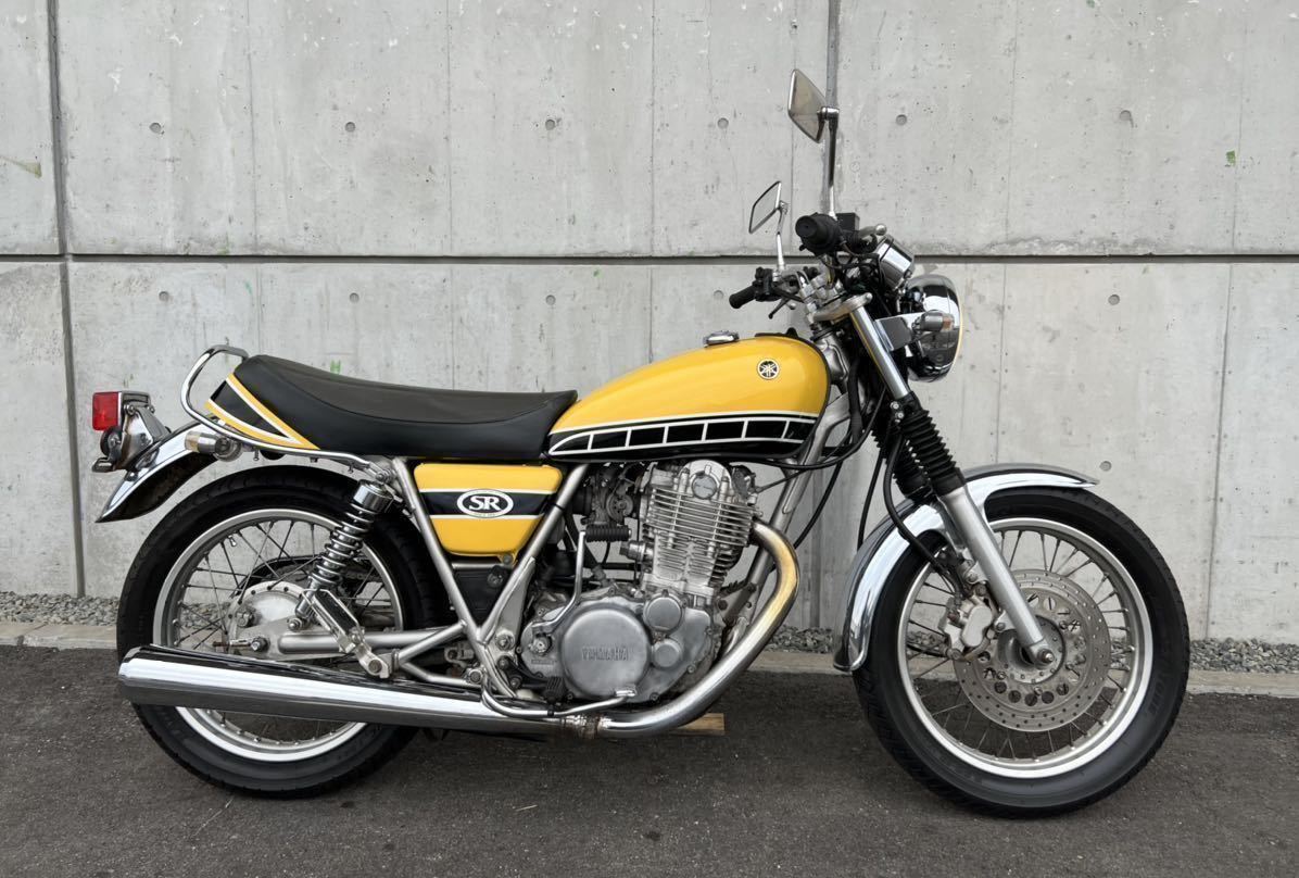 SR400 3型 RH01J 400cc キャブ最終型 機関良好 灯火類OK 初年度登録2005年 書類完備 神戸市より_画像3