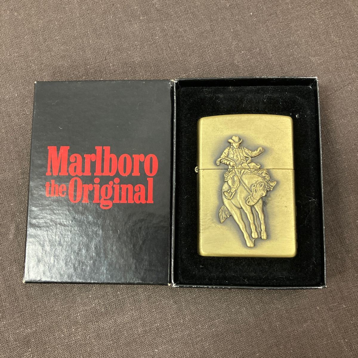 １円〜☆ZIPPO☆ジッポー☆Marlboro☆マルボロ☆カウボーイ☆メタル