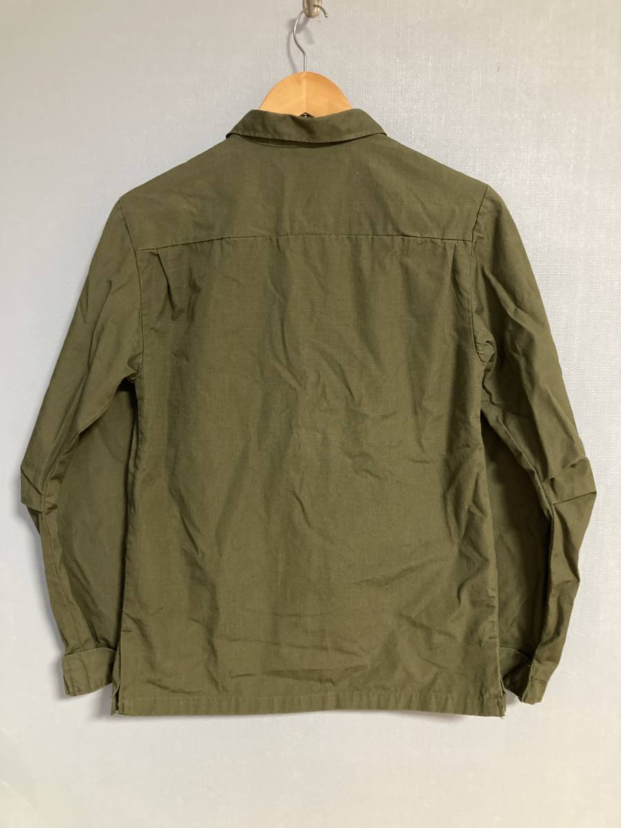 ★70s ビンテージ US ARMY WOMEN’S UTILITY SHIRT ユーティリティーシャツ 10 コットンポプリン USA ミリタリー シャツジャケット_画像2