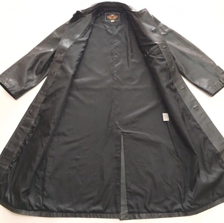 HARLEY DAVIDSONハーレーダビッドソン 本革ステンカラーコートXL HARLEY DAVIDSONハーレーダビッドソン 本革ステンカラーコートXL