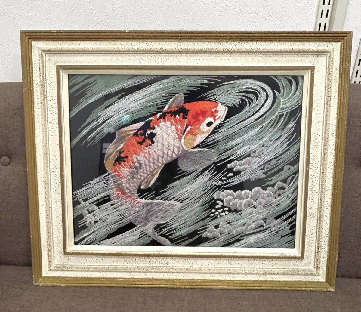 8785☆1円 東京トキワ手芸 糸の絵画 松鳩文化刺繍 専用額縁 木製 8785☆1円 東京トキワ手芸 糸の絵画 松鳩文化刺繍 専用額縁 木製