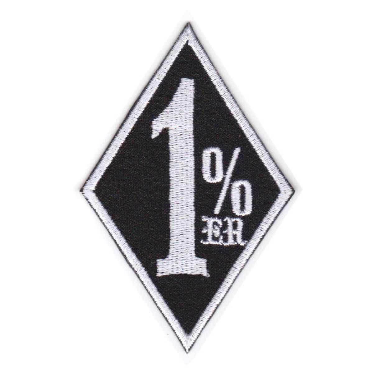 #1%er#ワンパーセンター#Small#ワッペン■黒白*3枚/セット