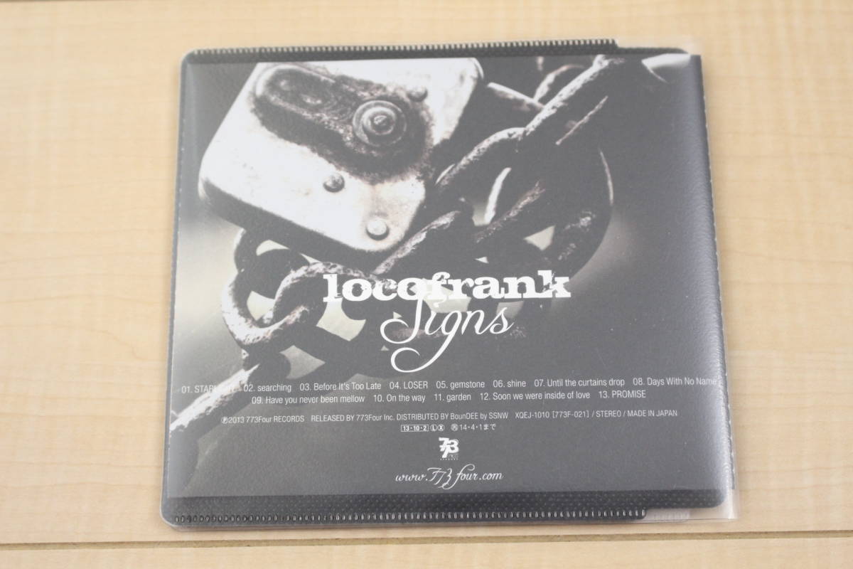 locofrank Signs CD 元ケース無し メディアパス収納_画像2