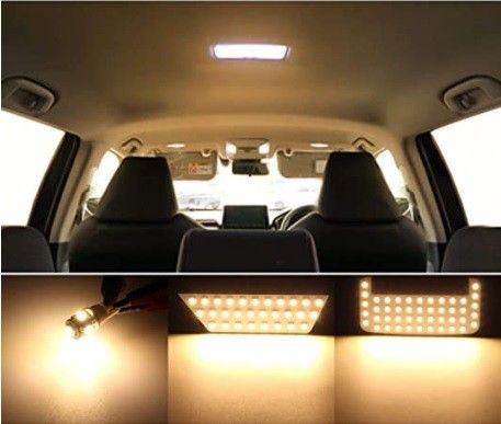 RAV4 50系 LED ルームランプ トヨタ 新型 専用設計 電球色 車検対応